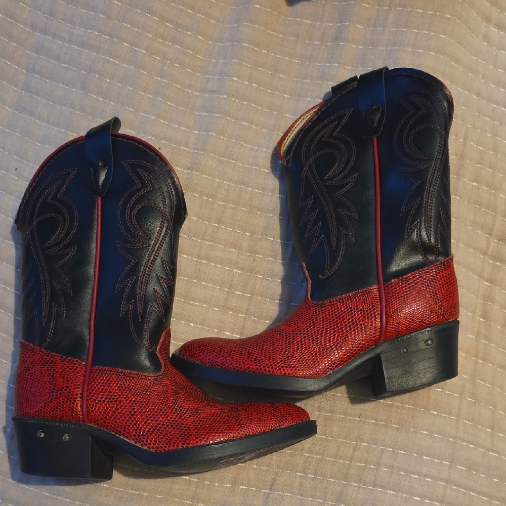 Laredo Red and Tan Western Boots
